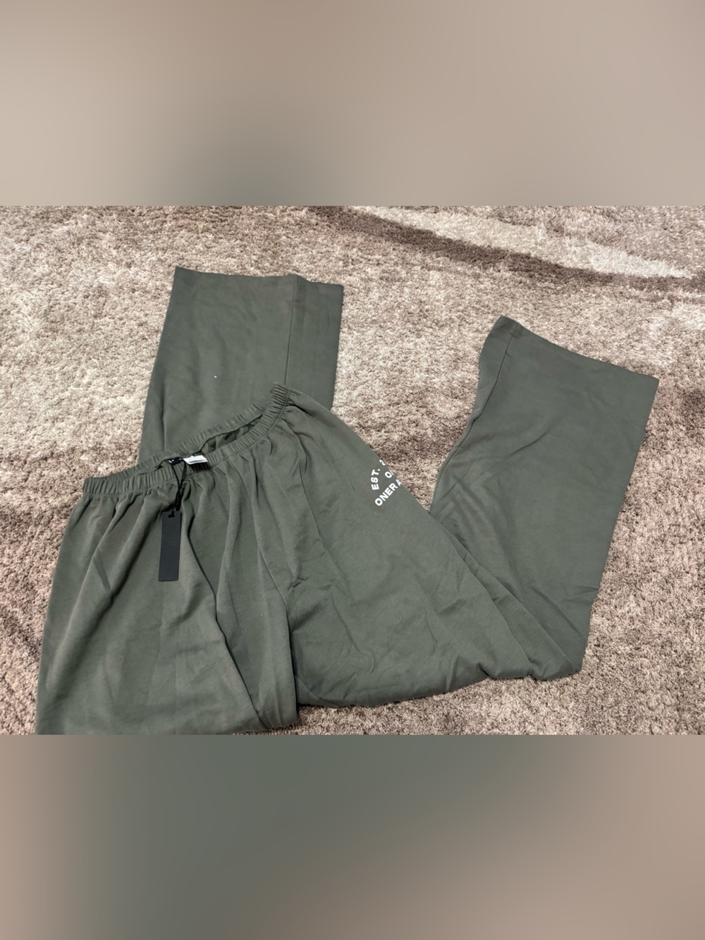 ONER active LIGHTWEIGHT straight leg JOGGERS WITH GRAPHIC
